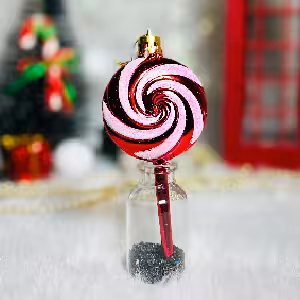 اویز آبنبات دسته دار درجه یک 11 سانت کد 209