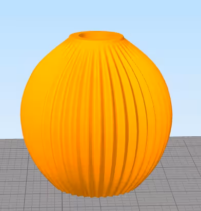 مدل سه بعدی گلجای شیاردار کد 02 (Obj)