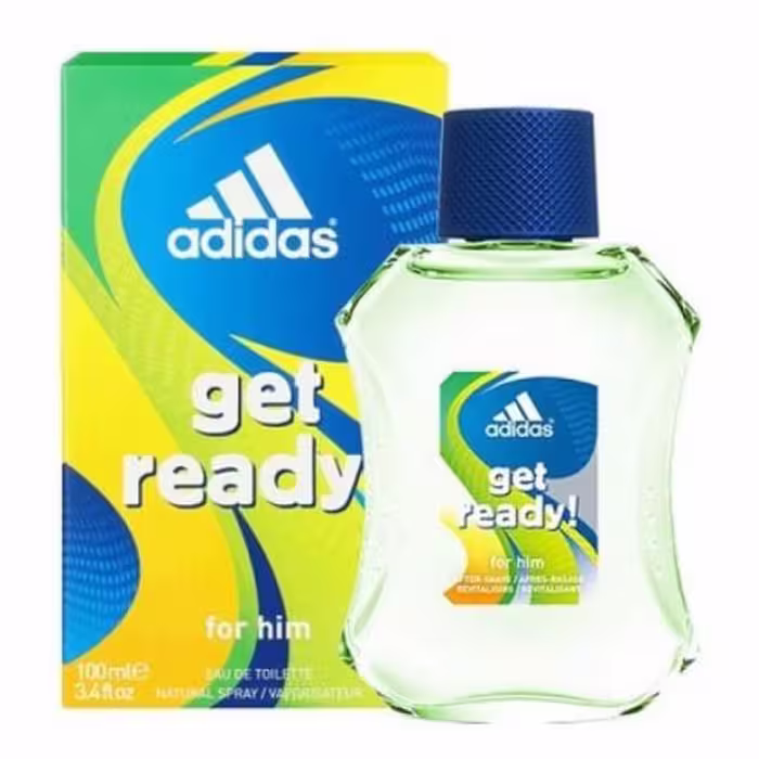 عطر مردانه آدیداس مدل Get Ready ادوتویلت حجم 100 میلی لیتر