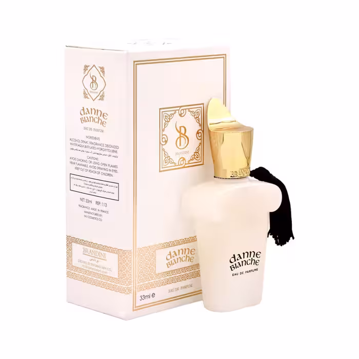 عطر جیبی زنانه برندینی مدل داما بیانکا Danne Blanche حجم 33 میلی لیتر | Brandini Danne Blanche Eau De Parfum for women 33 ml