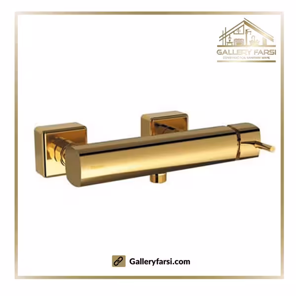 شیر توالت شودر مدل یونیک طلا براق