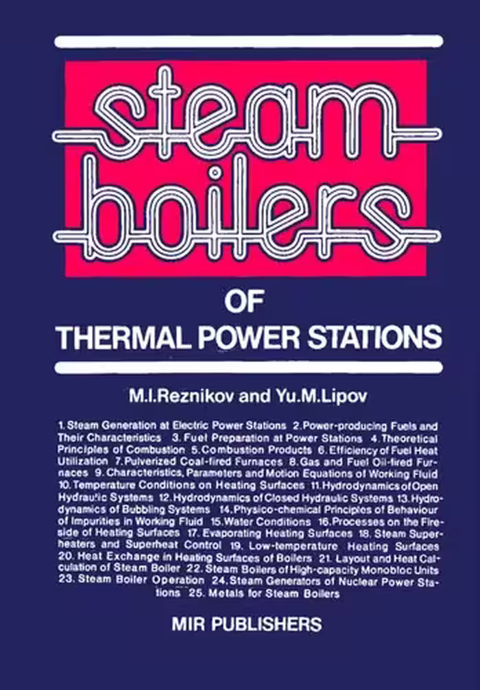 خرید و دانلود نسخه کامل کتاب Steam Boilers of Therman Power Stations