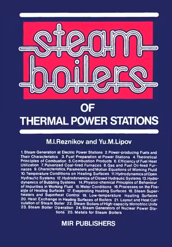خرید و دانلود نسخه کامل کتاب Steam Boilers of Therman Power Stations