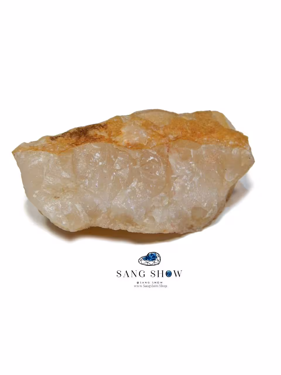 سنگ آراگونیت نارنجی نمونه استثنایی و اصل و معدنی S1343
