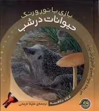 کتاب حیوانات در شب بازی با نور و رنگ جلد گالینگور