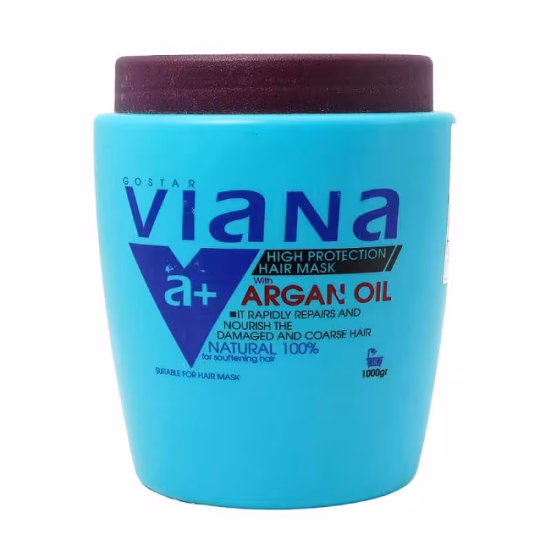 ماسک مو داخل حمام حاوی روغن آرگان ویانا VIANA حجم 1000 گرم