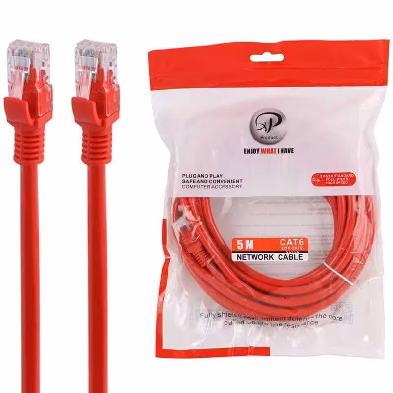 کابل شبکه 5m ایکس پی CAT6