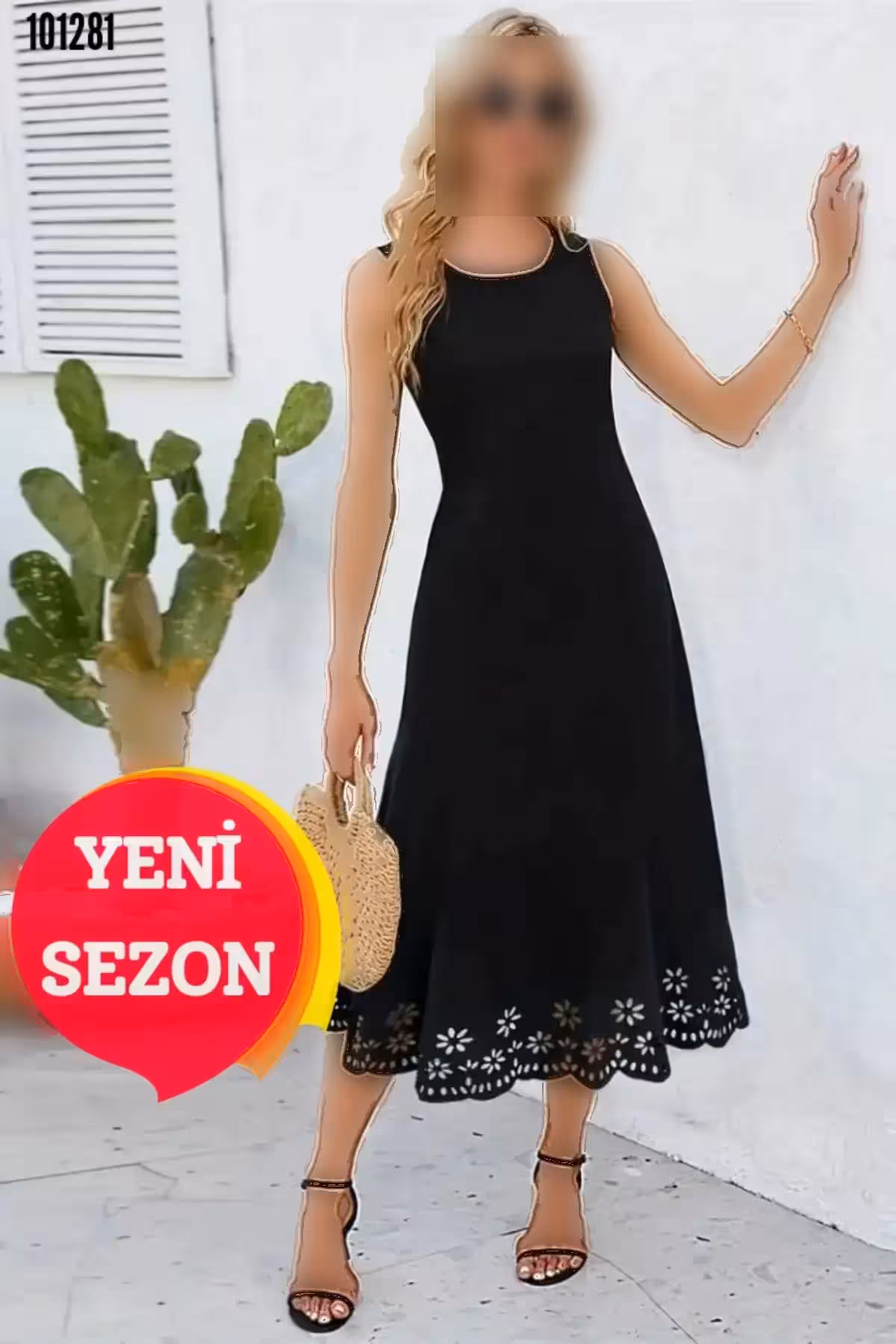 پیراهن میدی تابستانی زنانه با طرح گلدار - 6141