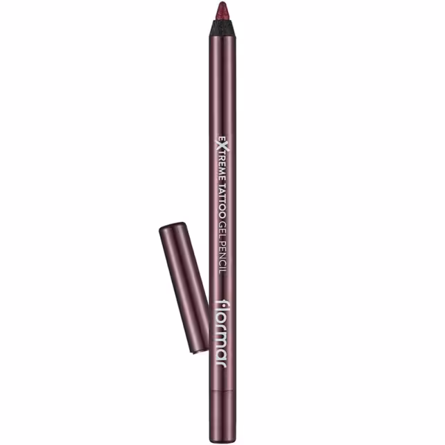 مداد چشم ژله ای ضد آب فلورمار Flormar مدل Extreme tattoo Gel Pencil شماره 10 رنگ Dusty Plum