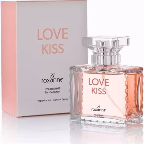 ادو پرفیوم زنانه رکسان مدل LOVE KISS حجم 50 میل