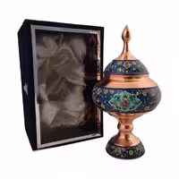 شکلات خوری و جعبه جیر شکلات خوری مس و پرداز