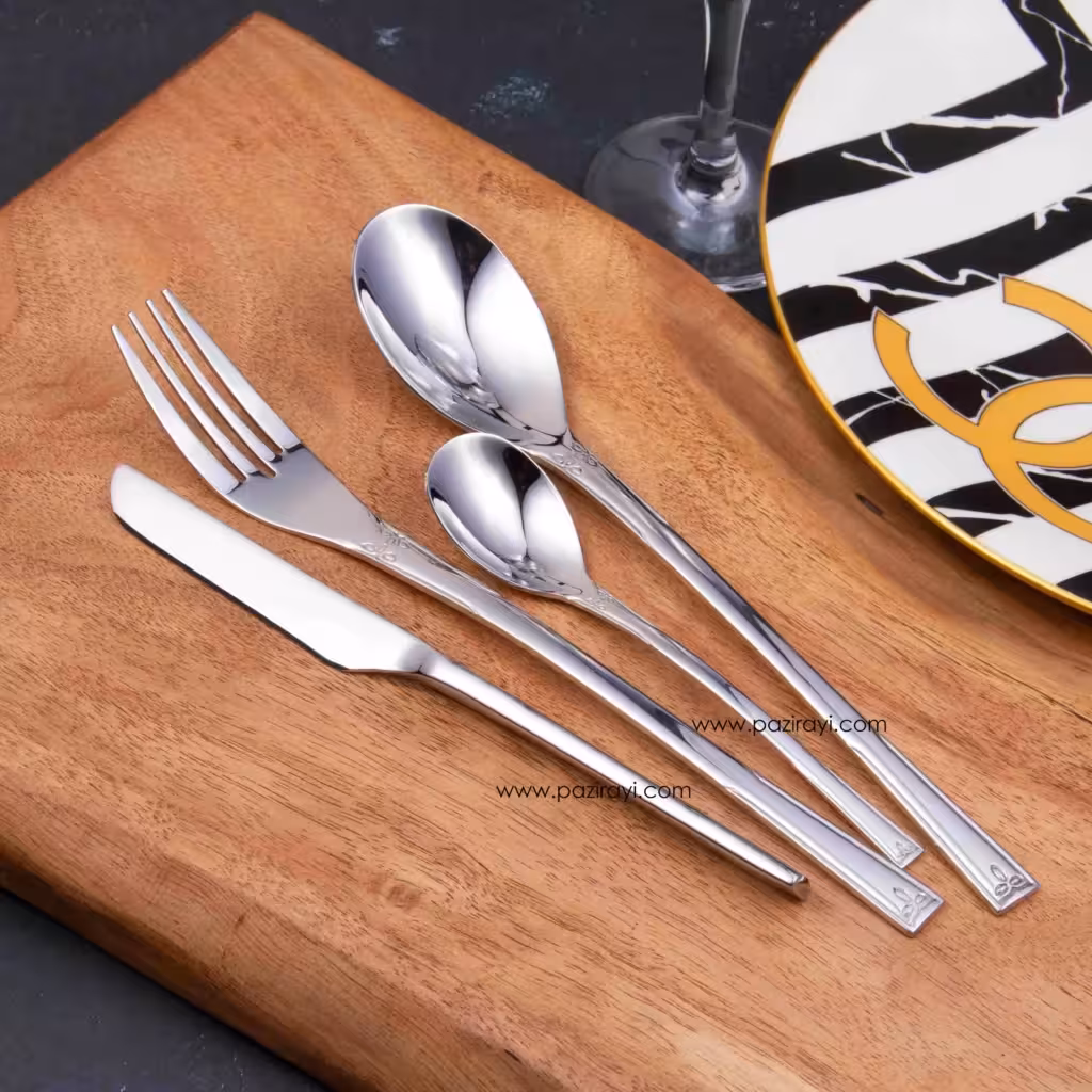 سرویس قاشق چنگال 30 نفره اس جی مدل 456m