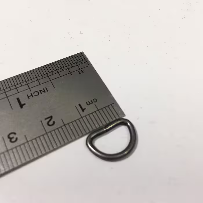 یراق حلقه مدل 1cm-BLK بسته 50 عددی