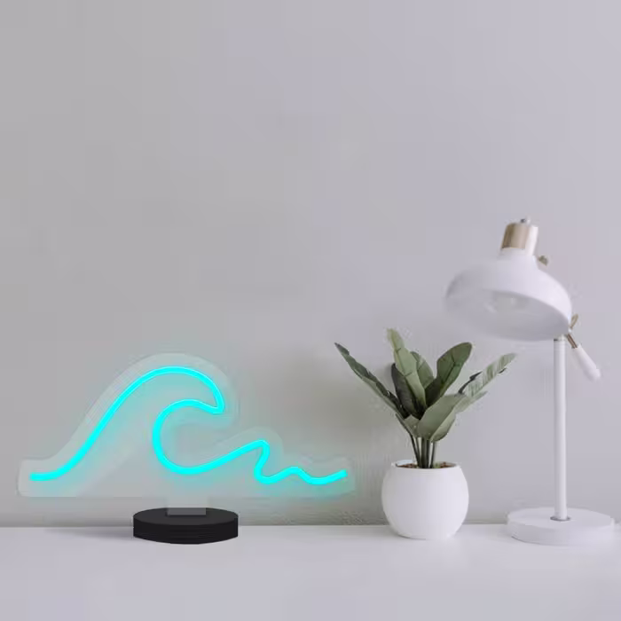 چراغ رومیزی مدل ریموت دار WAVE-GL_TBL-GLASS