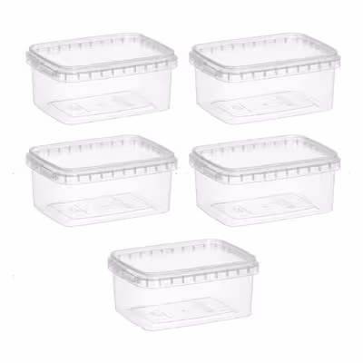 ظرف نگهدارنده مدل teb کد 550cc بسته 5 عددی