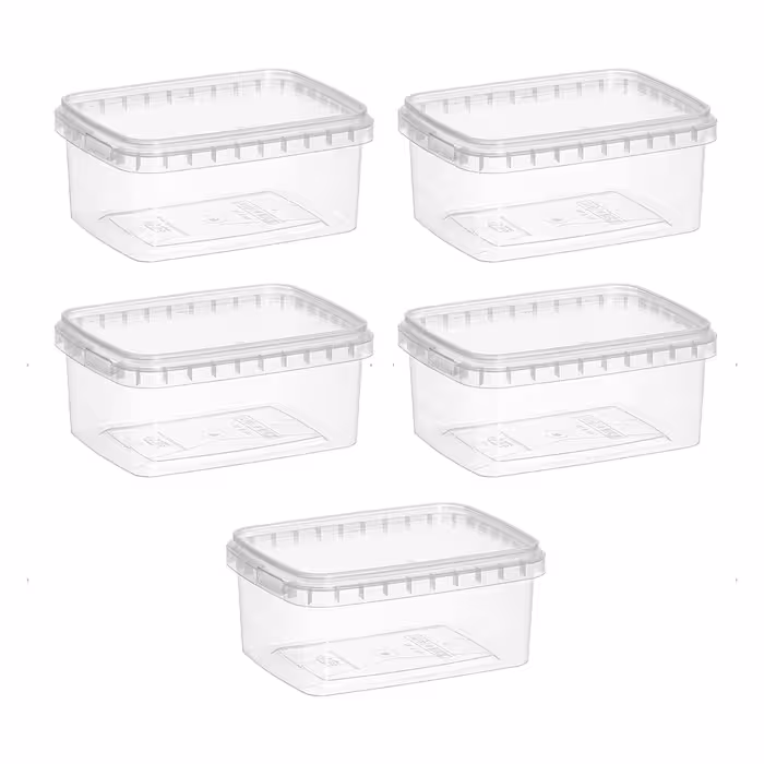 ظرف نگهدارنده مدل teb کد 550cc بسته 5 عددی