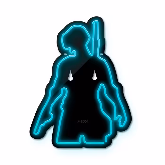 چراغ دیواری نئون دیزاین طرح Pubg-BL_TBL