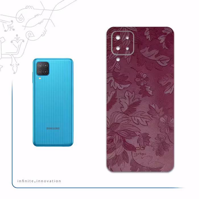 برچسب پوششی ماهوت مدل Red-Wildflower مناسب برای گوشی موبایل سامسونگ Galaxy M12