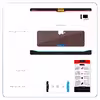 برچسب پوششی ماهوت مدل Natural-Leather مناسب برای تبلت اپل iPad 2 2011 A1395