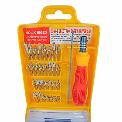 مجموعه 32 عددی پيچ گوشتی هوشی مدل JK-6032D