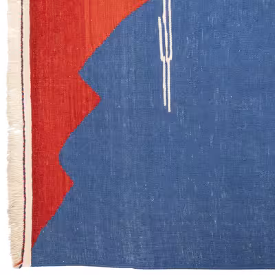 گلیم دستباف سه و نیم متری سی پرشیا کد 171697