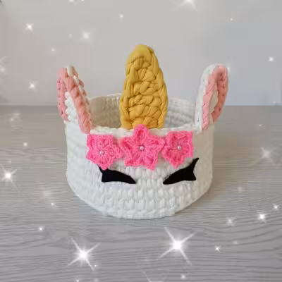 سبد قلاب بافی تریکو طرح تک شاخ کد 80068