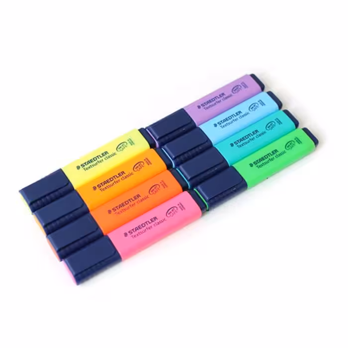 ماژیک علامت گذار استدلر مدل Textsurfer Classic بسته 8 عددی