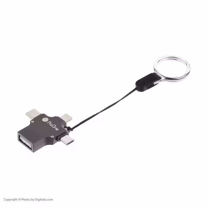 مبدل لایتنینگ به USB-C / USB / micro USB پرووان مدل PCO04
