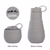 قمقمه  مدل سیلیکونی تاشو new30 گنجایش 0.5 لیتر