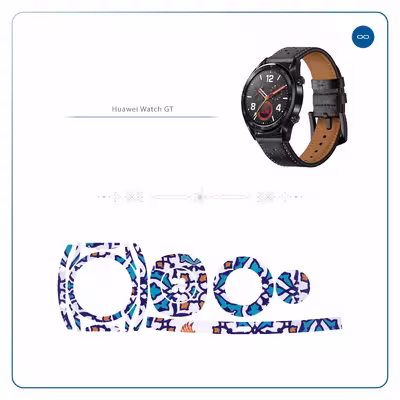برچسب ماهوت طرح Homa-Tile مناسب برای ساعت هوشمند هوآوی Watch GT