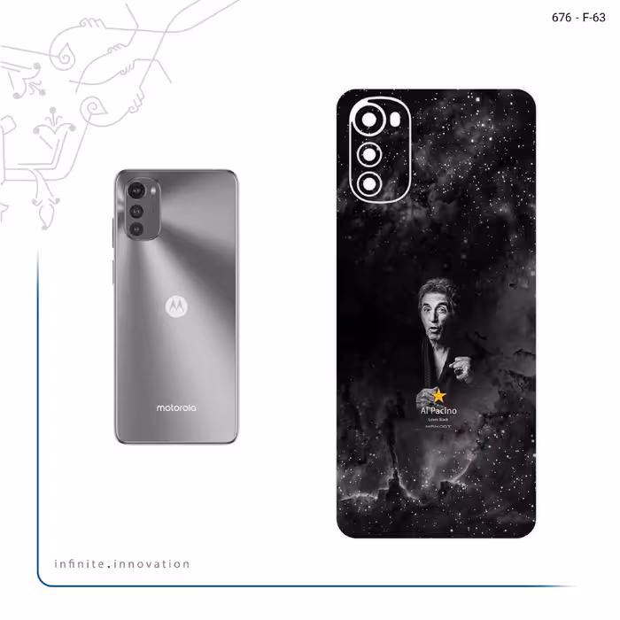 برچسب پوششی ماهوت مدل Al Pacino مناسب برای گوشی موبایل موتورولا Moto E32s