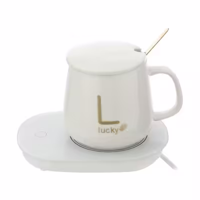 ماگ حرارتی لاکی مدل Temperature Cup به همراه صفحه گرم کن برقی
