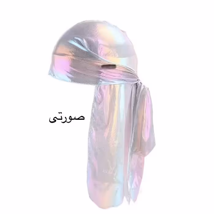 دستمال سر و گردن مدل دورگ ابریشم هولوگرامی