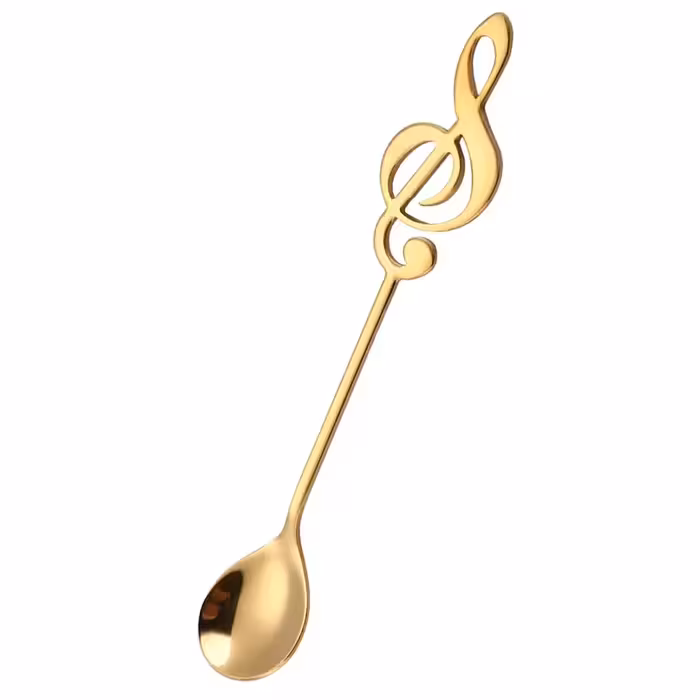 قاشق چای خوری مدل  موزیکال بسته 7 عددی