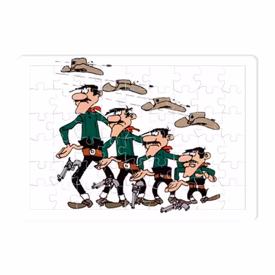 پازل 54 تکه طرح لوک خوش شانس مدل P1024