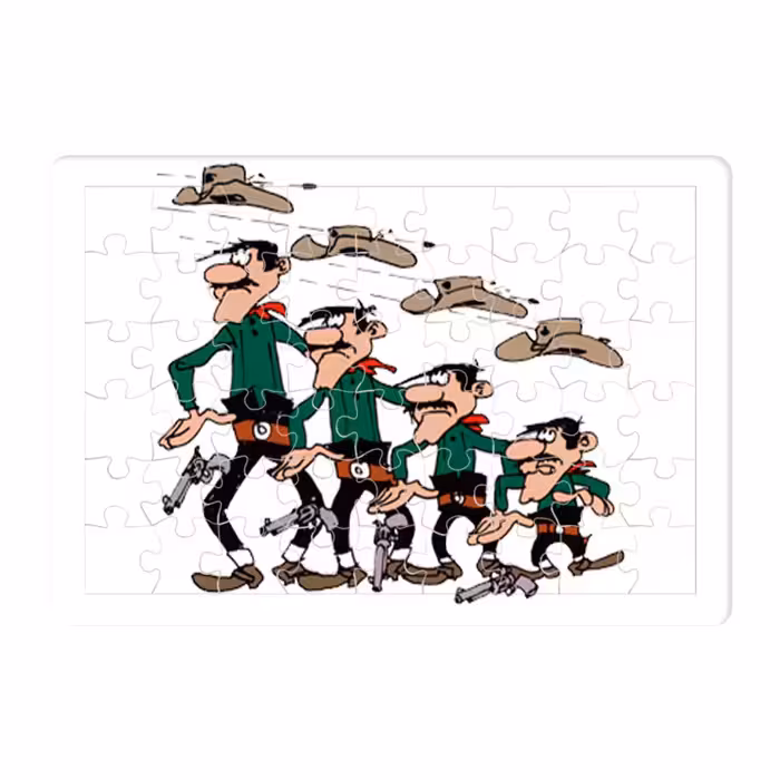 پازل 54 تکه طرح لوک خوش شانس مدل P1024