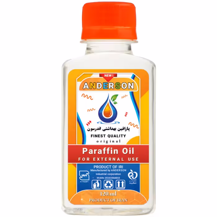 پارافین مایع اندرسون مدل B100 حجم 120 میلی لیتر بسته 3 عددی
