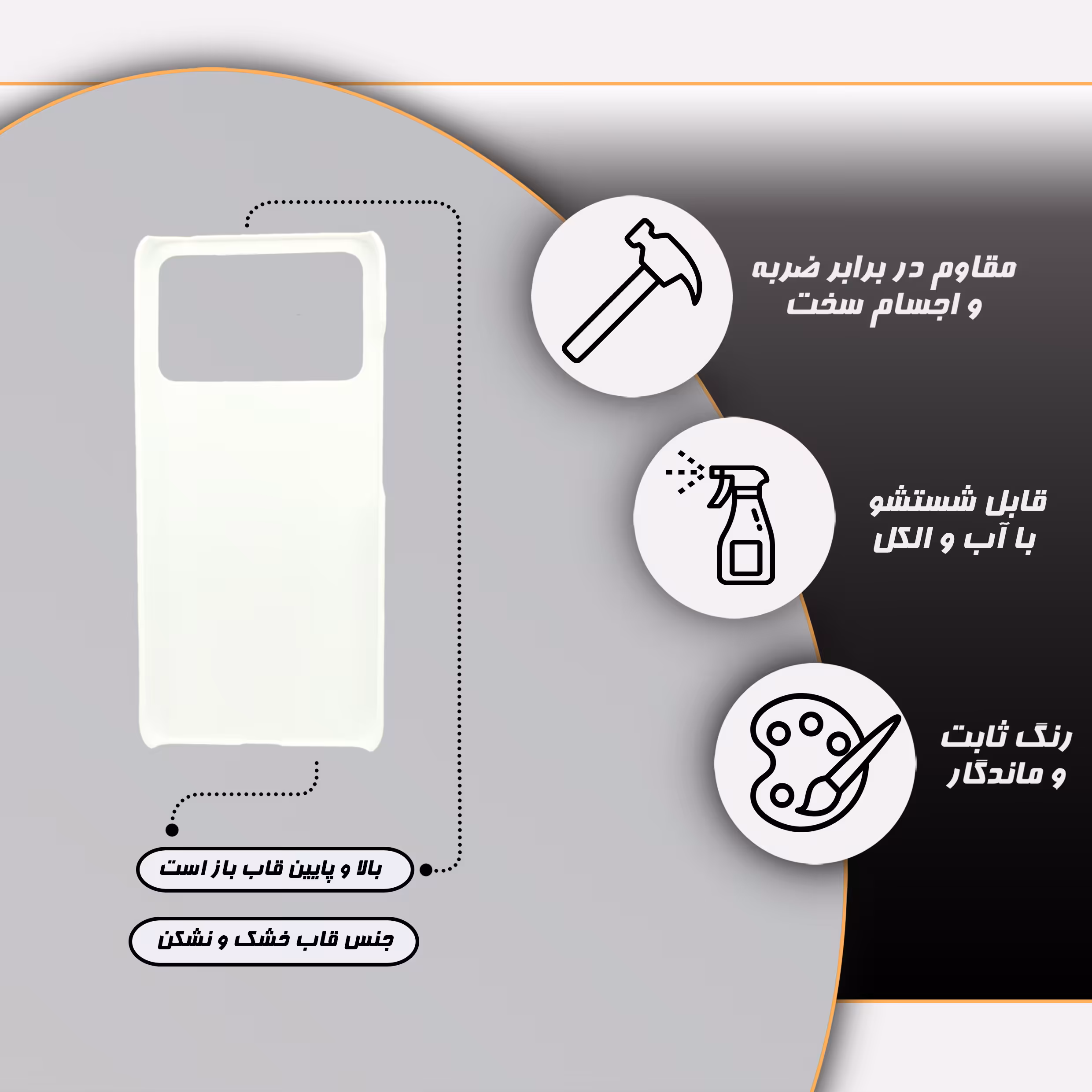    کاور گارد قاب مدل دخترانه مناسب برای گوشی موبایل شیائومی X4 pro