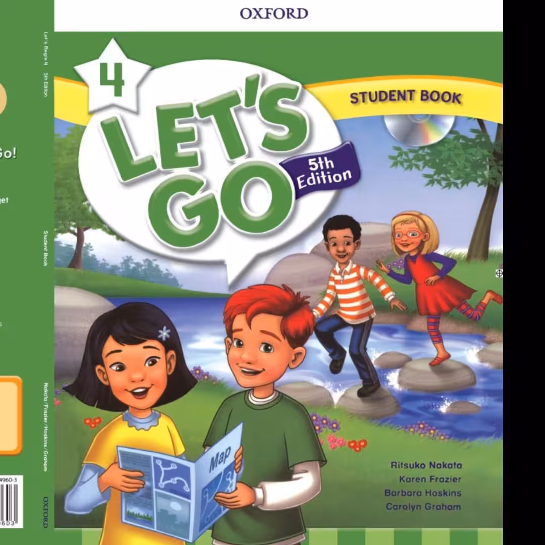 کتاب لتس گو 4 وزیری ویرایش 5 با کتاب تمرین و سی دی lets go 4 fifth edition