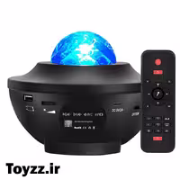 چراغ خواب پروژکتوری کهکشانی و اسپیکر بلوتوثی دارای کنترل و USB