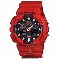 ساعت جیشاک قرمز Casio G-Shock GA-100B-4A