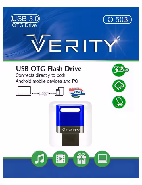 فلش مموری OTG وریتی مدل O503 ظرفیت 32 گیگابایت