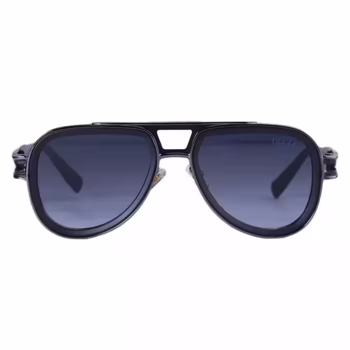 عینک آفتابی خلبانی گوچی مردانه فریم مشکی GG 6807/1