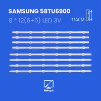 بک لایت تلویزیون سامسونگ مدل 58TU6900