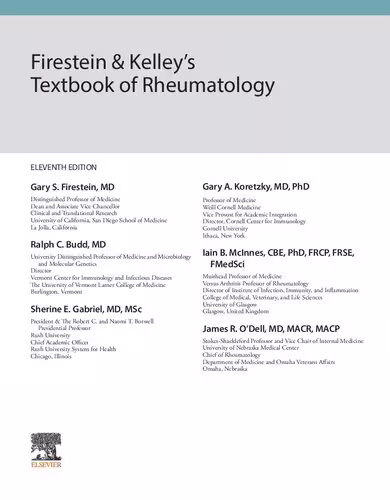 خرید و دانلود نسخه کامل کتاب Firestein &amp; Kelley's Textbook of Rheumatology