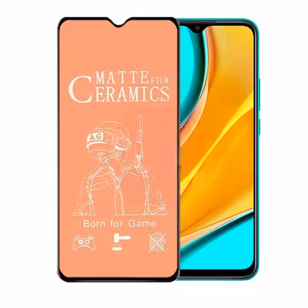 محافظ صفحه نمایش سرامیکی مات full cover Xiaomi redmi 9