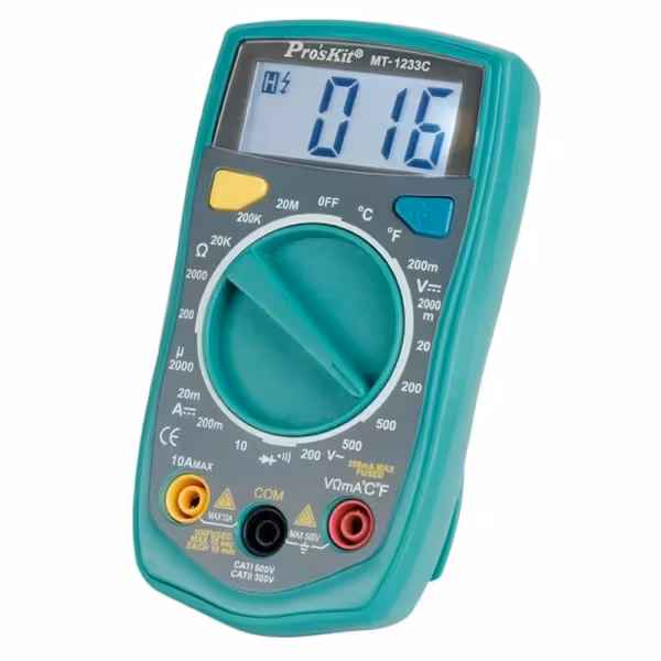 مولتی متر دیجیتال پروسکیت مدل MT-1233C