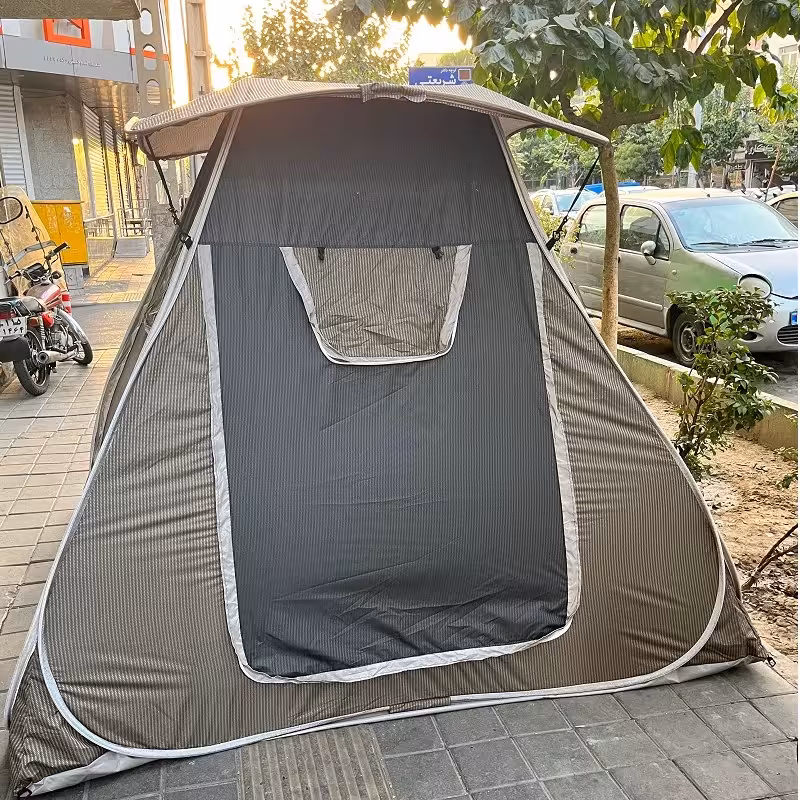 چادر مسافرتی 8 نفره ریپس با سایبان و سه حالت مختلف سایبان چهار درب کیف کفش کد4