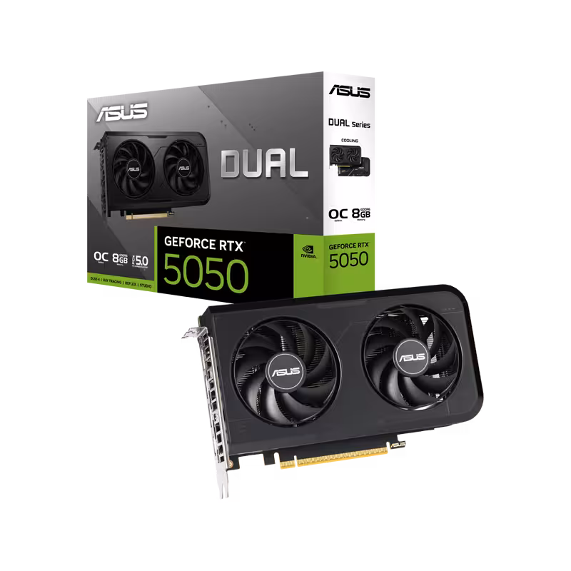 کارت گرافیک ایسوس ASUS Dual RTX 5050 OC 8GB GDDR6