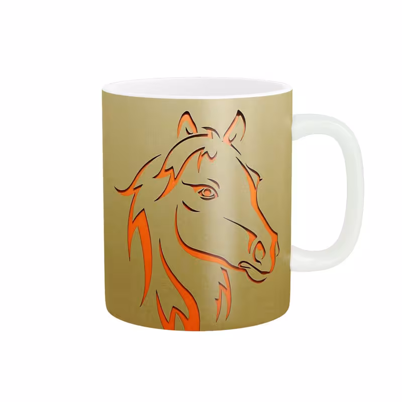 ماگ طرح اسب کد 378